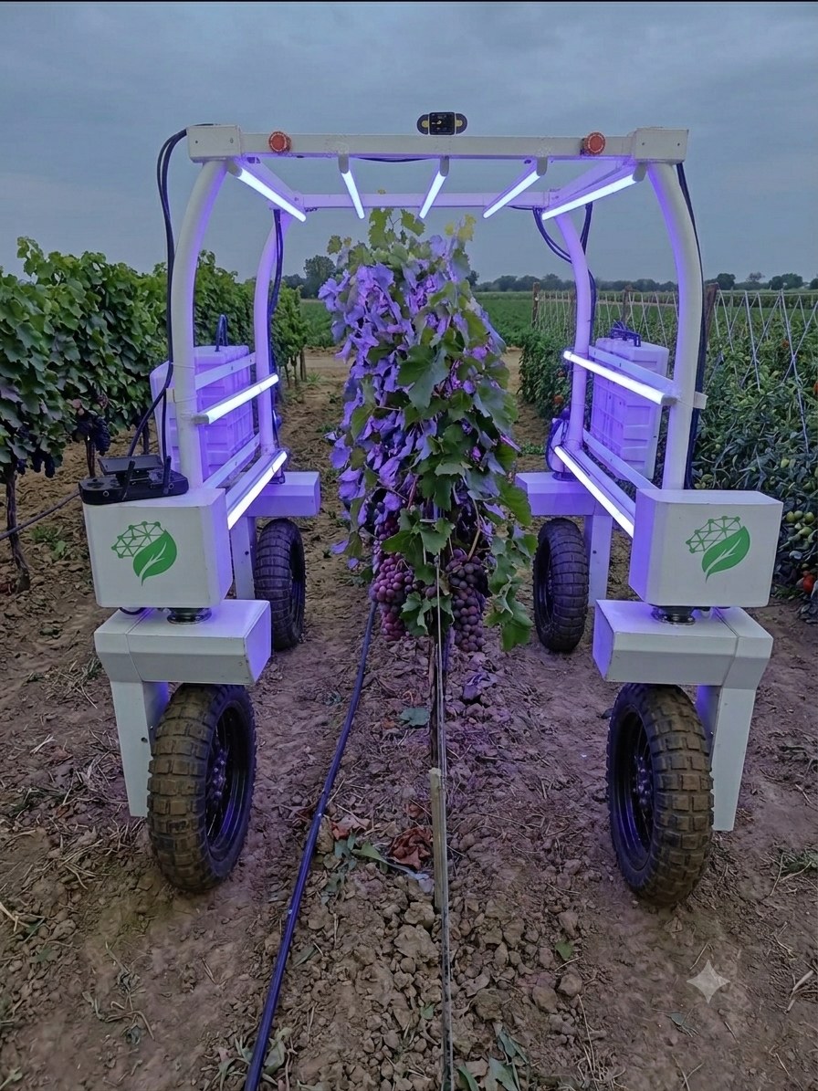 Field phenotyping platform among grapevine rows