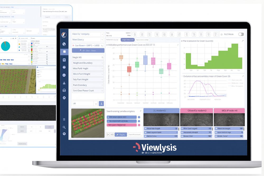 Viewlysis statistical analysis dashboard, part of the DeepAgCloud platform